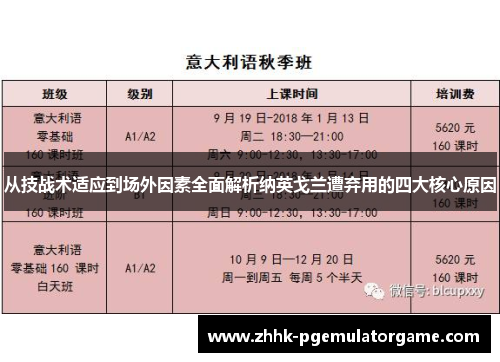 从技战术适应到场外因素全面解析纳英戈兰遭弃用的四大核心原因